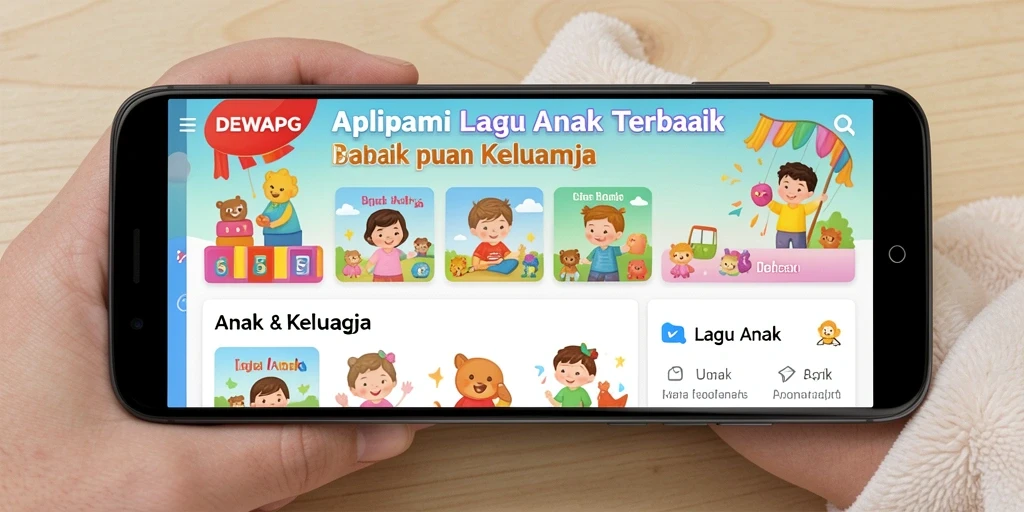 Tampilan antarmuka DEWAPG yang ceria dan menarik untuk anak-anak.