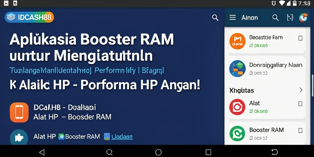 Antarmuka IDCASH88 yang intuitif dan mudah digunakan.