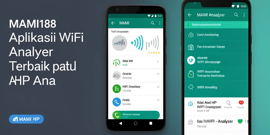 Antarmuka MAMI188 menampilkan analisis jaringan WiFi secara menyeluruh.