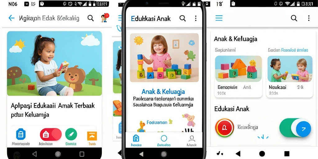 Tampilan antarmuka N06 yang menarik untuk Edukasi Anak.