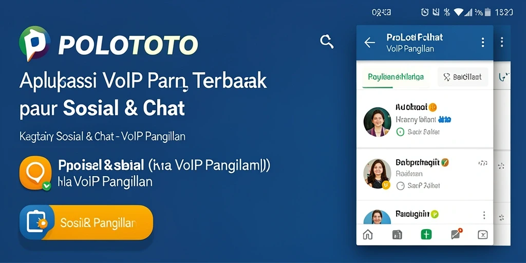 Tampilan antarmuka pengguna POLOTOTO yang intuitif dan modern.