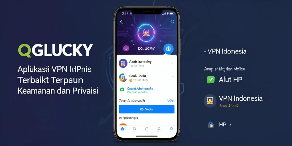 Antarmuka aplikasi QGLUCKY yang ramah pengguna dan fungsional.